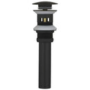 Brushed gold pop-up drain stopper 2-pack – bathroom sink drains