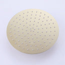 Brushed Gold Round Double Handle Dual Function Bathroom Shower Set