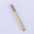 Brushed Gold Round Double Handle Dual Function Bathroom Shower Set