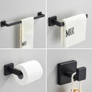 Brushed gold stainless steel bathroom accessories set