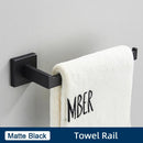 Brushed gold stainless steel bathroom accessories set
