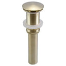 DecorBites™ Brushed Gold Brass Basin Faucet | Widespread Waterfall Sink Faucet