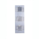 Brushed nickel thermostatic mixer valve bathroom shower control