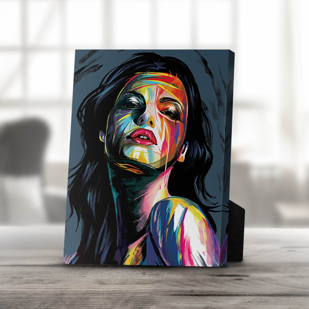 Brushwork Woman Desktop Canvas