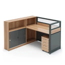 Orlian · L-Shaped Cubicle Workstation