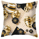 Gold Eggs Easter Throw Cushion Pillow Cover