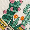 BT-205C Counted cross stitch kit Crystal Art Triptych "Bright Mexico"