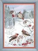 BT-528C Embellished stitch kit Crystal Art "Winter treat"