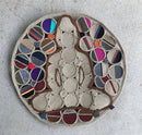 Art Buddha Multicolor Circular Back