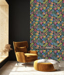 Stylish Multicolored Floral Wallpaper Chic