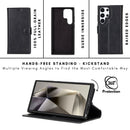 Buffalo Leather Samsung Galaxy S24 Ultra Wallet with Detachable Case
