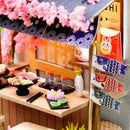 Miniature Wizardi Roombox Kit - Sakura Noodles Shop Dollhouse Kit