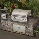 Built-In BBQ Outdoor Gas Grill Cover 45"L x 30"D x 16"H Taupe