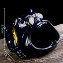 DecorBites™ Bulldog Sunglasses Ceramic Ashtray - Smoking Accessories, Weed Ash Tray, Home Decor Gift