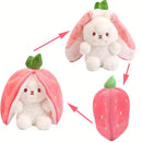 Bunny Plush with Strawberry or Carrot Design – Sweet Toy for Kids