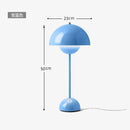 Burgundy bud floor lamp flower shade bedroom light