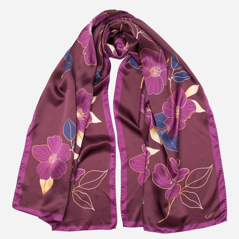 Laura - Silk Scarf Shawl