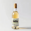 Burlap Lace Mini Wine Label