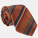 Battisti - Silk Jacquard Tie - Ginger