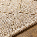 Buse Hand Woven Beige Area Rug - Clearance