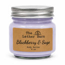 Body Butter Lotion | Blackberry & Sage | 8 oz | The Lather Barn