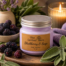 Body Butter Lotion | Blackberry & Sage | 8 oz | The Lather Barn