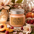 Body Butter Lotion | Peach, Magnolia & Raspberry | 8 oz | The Lather Barn