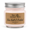 Body Butter Lotion | Sea Salt & Orchid | 8 oz | The Lather Barn
