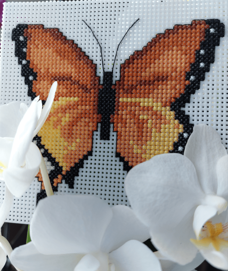 "Butterflies" 117CS Counted Cross-Stitch Kit