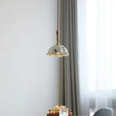 Butterfly ceramic led pendant lamp bedroom white fluted light