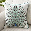 Butterfly floral cotton pillow cover bedroom embroidered decor