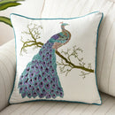 Butterfly floral cotton pillow cover bedroom embroidered decor