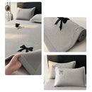 DecorBites™ Butterfly Knot Jacquard Ice Bean Cool Mat 2Pcs Set - Soft, Breathable Summer Cushion