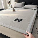DecorBites™ Butterfly Knot Jacquard Ice Bean Cool Mat 2Pcs Set - Soft, Breathable Summer Cushion
