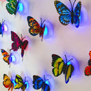 Butterfly Light Sticker for Glowing Wall Decor in Walls and Kids Room