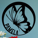 Butterfly Name Sign