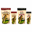 Butterfly Variety Pack | 1 lb & 3 lb | Yellow & White Butterfly Popcorn | Non-GMO | Free Day Popcorn