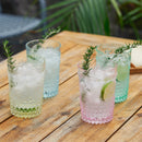 Acrylic Embossed Tumblers, Set of 4