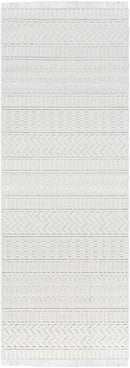 Cira Textured Saxony Rug with Fringes - Promo
