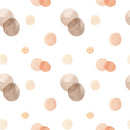 Beige Circles Wallpaper