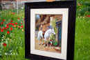 By the Cottage  B572L Counted Cross-Stitch Kit
