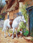 By the Cottage  B572L Counted Cross-Stitch Kit