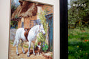 By the Cottage  B572L Counted Cross-Stitch Kit