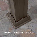 [10X12FT] Alora Heavy-Duty Backyard Galvanized Steel Powder Coated Pergola (SAK73041)