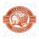 Beer Keg Monogram