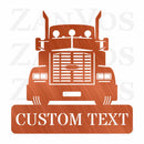Semi Truck Monogram V3