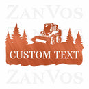Skid Steer Tree Monogram