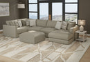 Amelia - Cocktail Ottoman - Sand