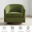 Forest Green Velvet Swivel Accent Chair Collection