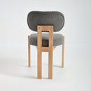 Wooden Dining Chairs Set of 2, Modern Fabric Upholstered Dining Room Chair Kitchen Chairs, Farmhouse Dinner Chair for Kitchen Dining Room